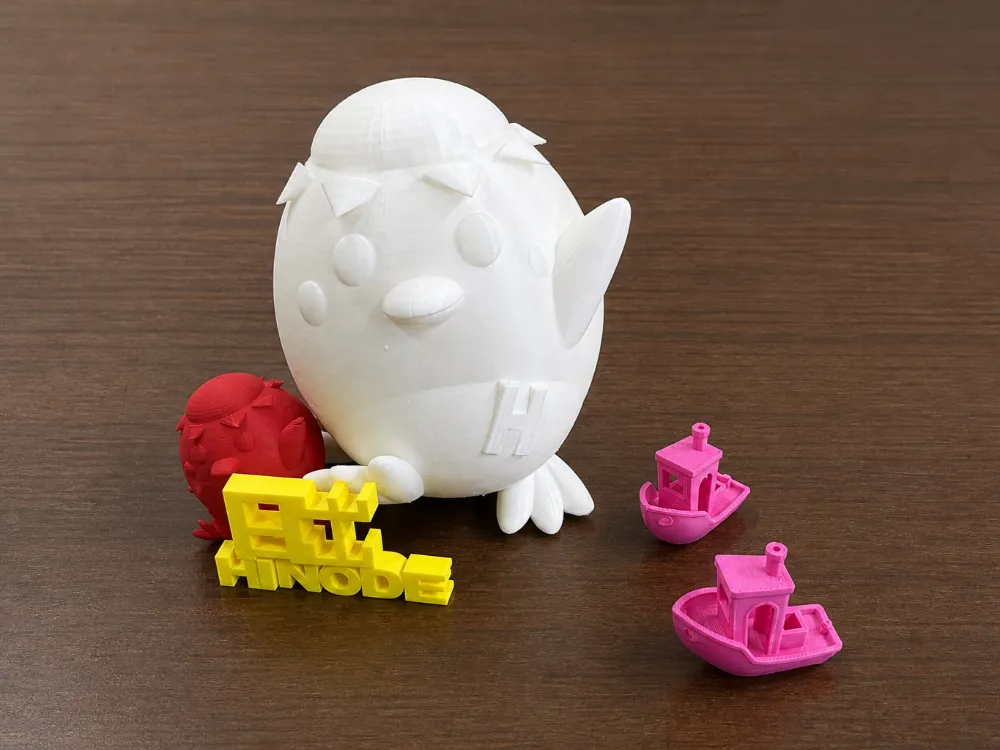 3Dプリンターで制作した作品
